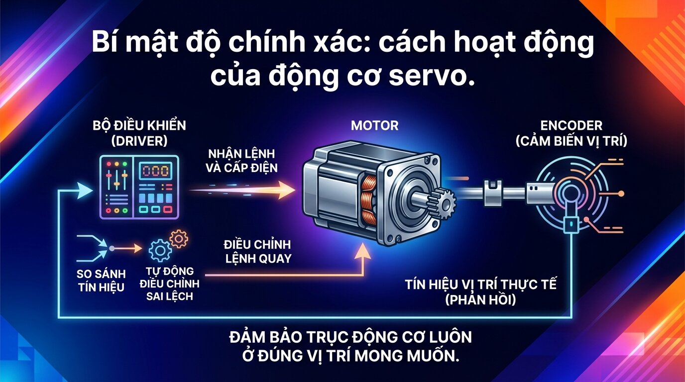 Bí mật độ chính xác: cách hoạt động của động cơ servo.