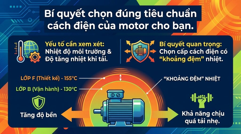 Bí quyết chọn đúng tiêu chuẩn cách điện của motor cho bạn.