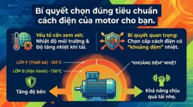 Bí quyết chọn đúng tiêu chuẩn cách điện của motor cho bạn.