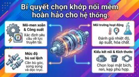 Bí quyết chọn khớp nối mềm hoàn hảo cho hệ thống.