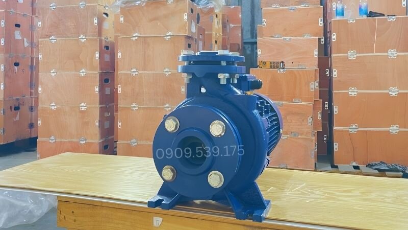 Bơm ly tâm bề mặt được lắp đặt trên mặt đất, thường được sử dụng để hút nước từ bể chứa hoặc sông hồ.