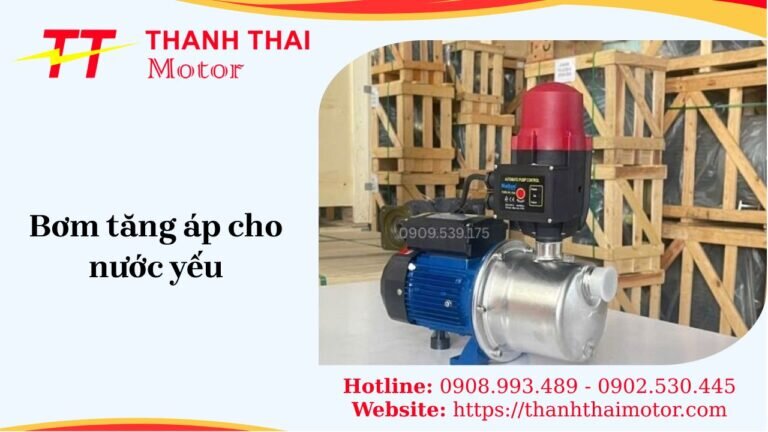 Bơm tăng áp cho nước yếu