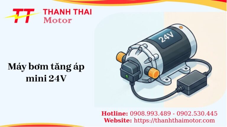 Bơm tăng áp mini 24v
