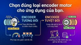 Chọn đúng loại encoder motor cho ứng dụng của bạn.