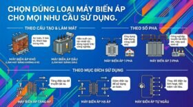 Chọn đúng loại máy biến áp cho mọi nhu cầu sử dụng.