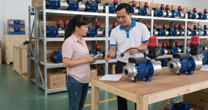Một số các lưu ý cân nhắc khi chọn mua máy bơm nước tăng áp cho bình nóng lạnh