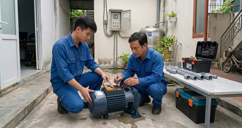 Lựa chọn đúng công suất máy bơm nước sẽ giúp hệ thống bơm nước vận hành bền bỉ và hiệu quả