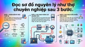 Đọc sơ đồ nguyên lý như thợ chuyên nghiệp sau 3 bước.