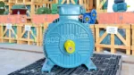 Cận cảnh mặt trước của động cơ điện 3 pha 90kW 125Hp