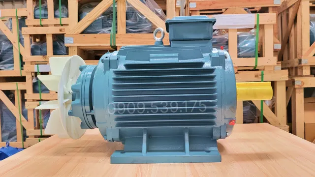Động cơ điện có phanh 15kW 20Hp trang bị cần gạt thắng
