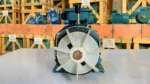 Hệ thống cánh quạt phía sau động cơ điện có phanh 4kW 5.5Hp