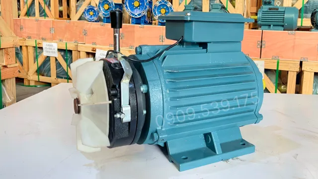 Tổng thể động cơ điện có phanh 4kW 5.5Hp