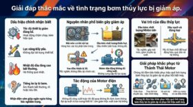 Giải đáp thắc mắc về tình trạng bơm thủy lực bị giảm áp.