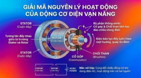 Giải mã nguyên lý hoạt động của động cơ điện vạn năng.