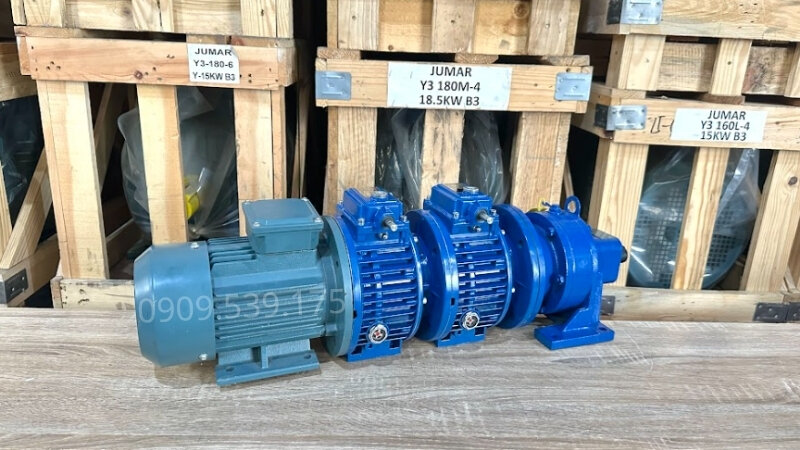 Giới thiệu động cơ giảm tốc điều tốc cơ từ 1.1kW đến 3.7kW