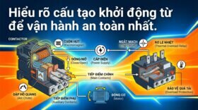 Hiểu rõ cấu tạo khởi động từ để vận hành an toàn nhất.