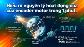 Hiểu rõ nguyên lý hoạt động của encoder motor trong 1 phút.