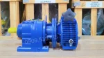 Hộp giảm tốc 2 cấp UDL 0.37kW - R37 góc nghiêng phải