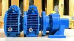 Góc bên trái của Hộp giảm tốc 3 cấp (2 UDL 0.8kW và 1 Cycloid X2)