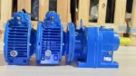 Góc bên trái của Hộp giảm tốc 3 cấp (2 UDL 0.8kW và 1 R47)