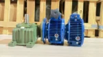 Góc bên phải của Hộp giảm tốc 3 cấp (2 UDL 0.8kW và 1 WPDO 70)