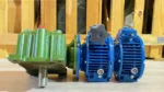 Góc bên phải của Hộp giảm tốc 3 cấp (2 UDL 1.5kW và 1 WPDX 100)