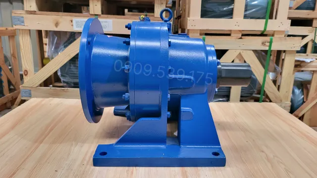 Góc bên trái của Hộp số giảm tốc Cycloid 22kW 30Hp