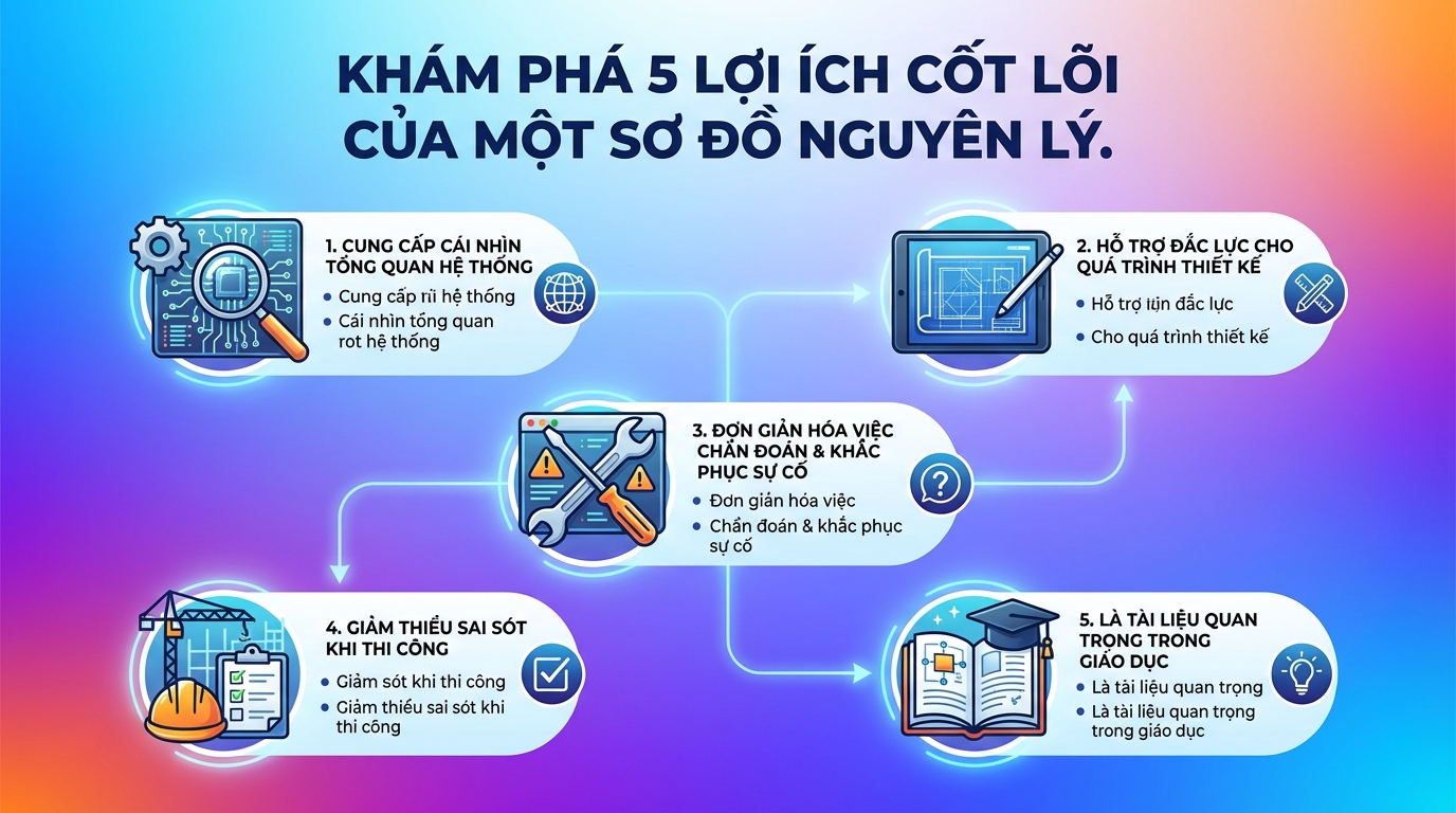 Khám phá 5 lợi ích cốt lõi của một sơ đồ nguyên lý.