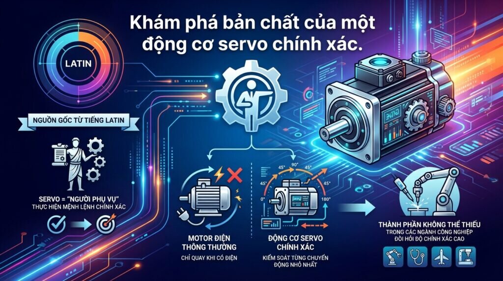 Khám phá bản chất của một động cơ servo chính xác.