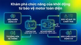 Khám phá chức năng của khởi động từ bảo vệ motor toàn diện.