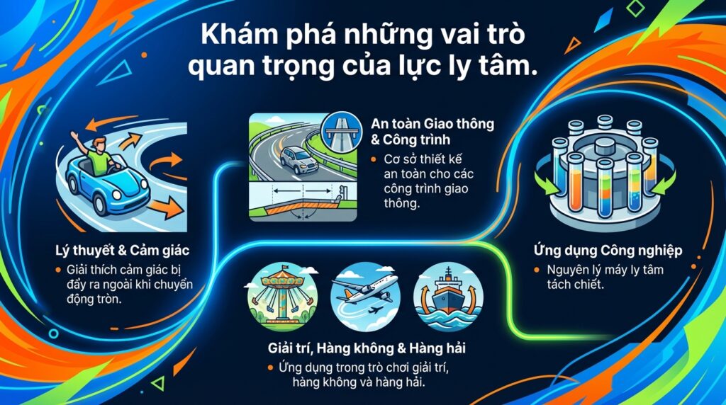 Khám phá những vai trò quan trọng của lực ly tâm.