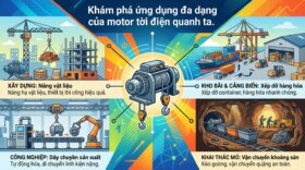 Khám phá ứng dụng đa dạng của motor tời điện quanh ta.