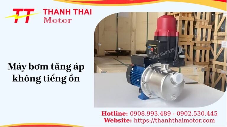 Máy bơm tăng áp không tiếng ồn