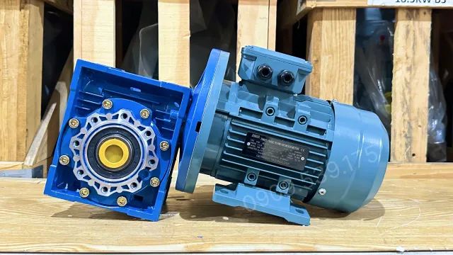 Motor giảm tốc NMRV 63 1.5kW 2Hp phủ lớp sơn tĩnh điện