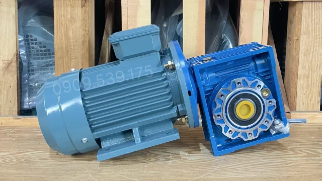 Motor giảm tốc NMRV 75 1.1kW 1.5Hp nhỏ gọn, chắc chắn