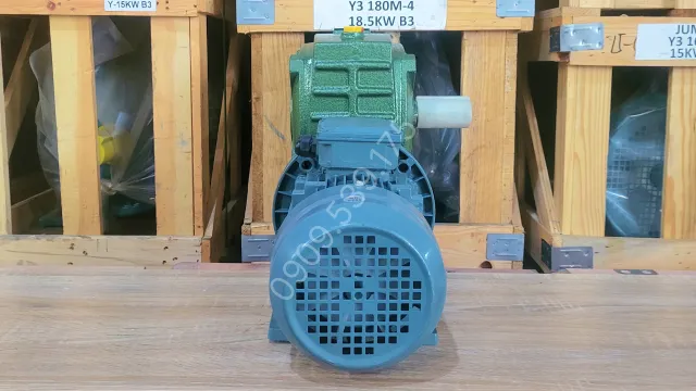 Motor giảm tốc WPDA 100 1.5kW 2Hp có cánh quạt tản nhiệt