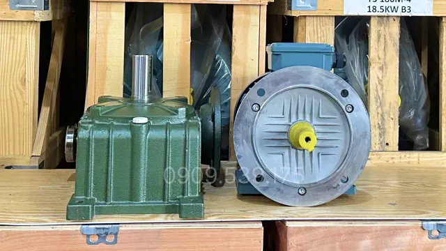 Motor giảm tóc WPDO 120 2.2kW 3Hp mặt trước