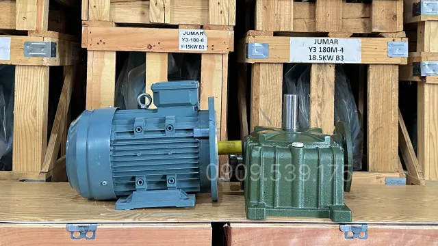 Motor giảm tốc WPDO 120 3kW 4Hp góc trái