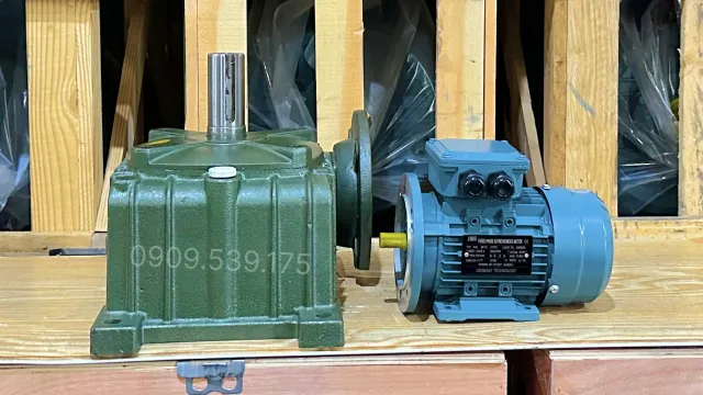 Motor giảm tốc WPDO 40 0.18kW 0.25Hp góc phải