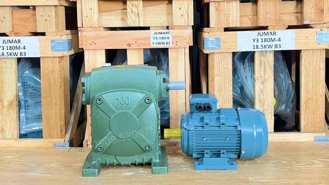 Motor giảm tốc WPS 100 1.1kW 1.5Hp cận cảnh chi tiết