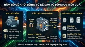 Nắm rõ về khởi động từ để bảo vệ động cơ hiệu quả.