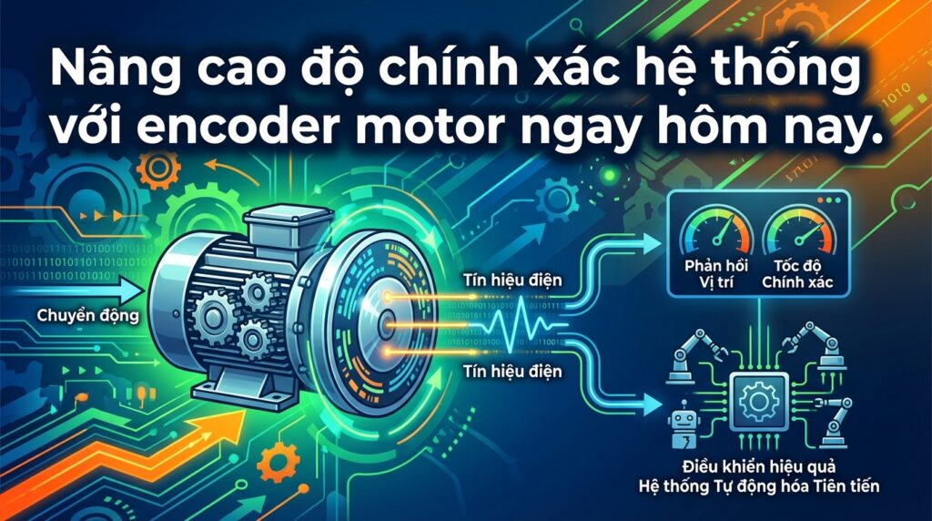 Nâng cao độ chính xác hệ thống với encoder motor ngay hôm nay.