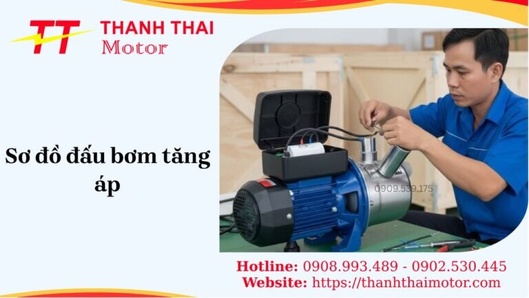 Sơ đồ đấu bơm tăng áp