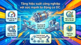 Tăng hiệu suất công nghiệp với sức mạnh từ động cơ DC.