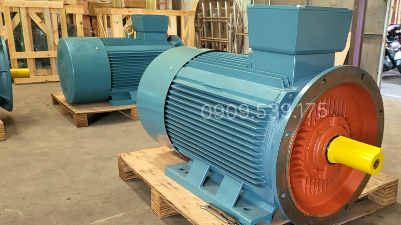 Thiết kế tổng quan động cơ điện 3 pha 132kW 180Hp