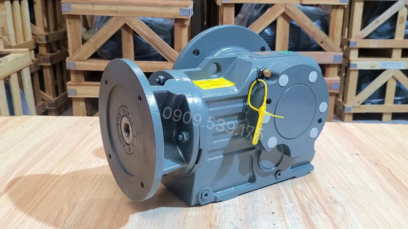 Thiết kế tổng quan hộp giảm tốc tải nặng trục vuông góc K 15kW 20Hp