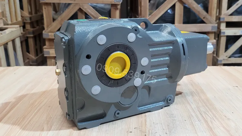 General design of the S-Series Helical Worm Gearbox 2.2kW 3Hp