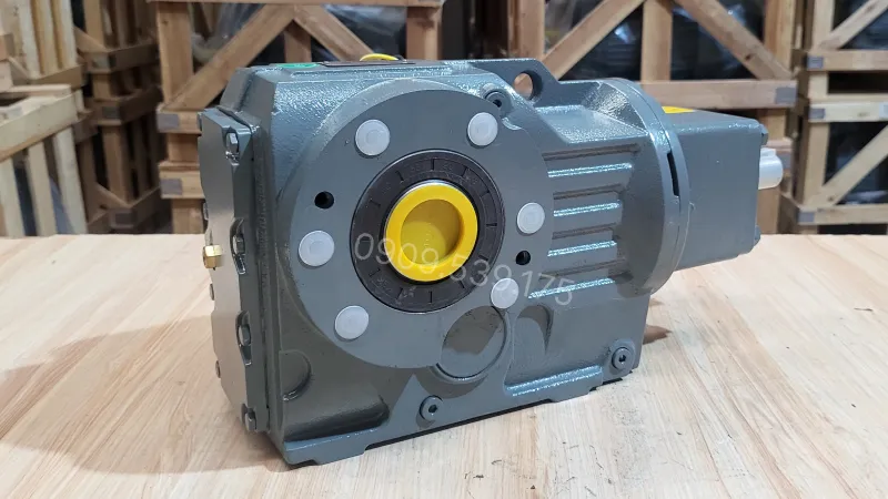 General design of the S-Series Helical Worm Gearbox 7.5kW 10Hp