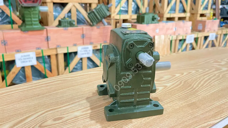 Thiết kế tổng quan hộp giảm tốc trục vít WPS 70