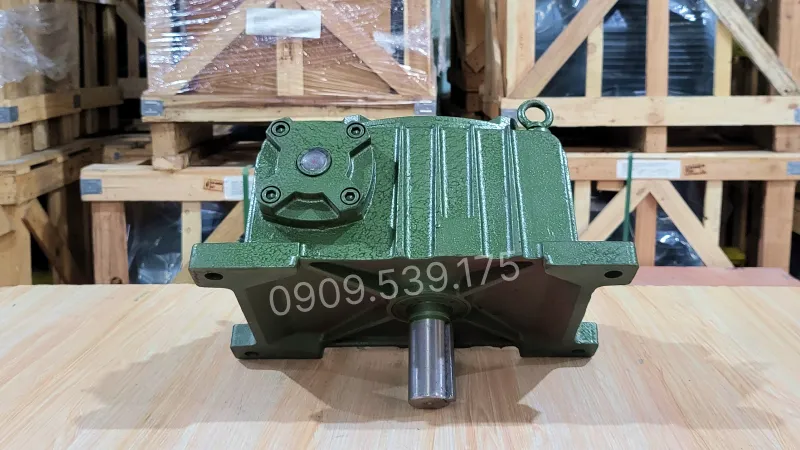 Thiết kế tổng quan Hộp giảm tốc trục vít WPX 100